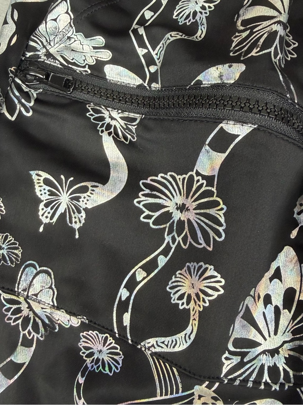 Club Exx Sweet Escape Holographic Harem Joggers XS Rave Y2K Goth - Picture 3 of 9